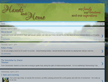 Tablet Screenshot of handsandhome.blogspot.com