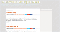 Desktop Screenshot of earncashonlineuk.blogspot.com