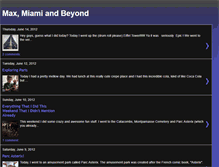 Tablet Screenshot of maxmiamiandbeyond.blogspot.com