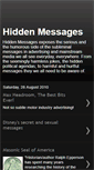 Mobile Screenshot of hidden-advertising-messages.blogspot.com
