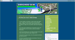 Desktop Screenshot of dirigindobemvilamaria.blogspot.com