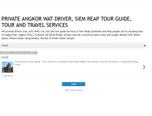 Tablet Screenshot of angkor-driver.blogspot.com