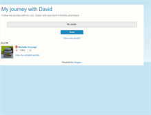 Tablet Screenshot of momto4-myjourneywithdavid.blogspot.com