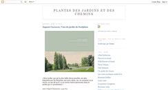 Desktop Screenshot of plantes-des-jardins-et-des-chemins.blogspot.com