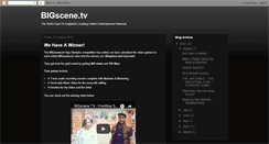 Desktop Screenshot of bigscenetv.blogspot.com