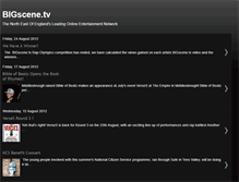 Tablet Screenshot of bigscenetv.blogspot.com