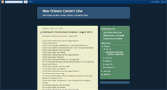 Desktop Screenshot of nola-concerts.blogspot.com