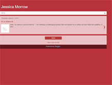 Tablet Screenshot of jessicakmorrow.blogspot.com