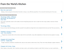 Tablet Screenshot of fromtheworldskitchen.blogspot.com