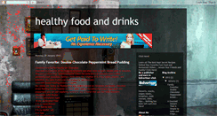 Desktop Screenshot of healthyfoodanddrinktips.blogspot.com