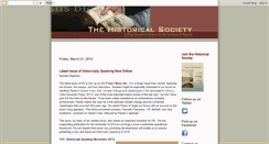 Desktop Screenshot of histsociety.blogspot.com