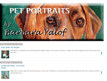 Tablet Screenshot of barbspetportraits.blogspot.com