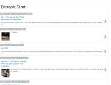 Tablet Screenshot of entropictarot.blogspot.com