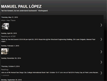 Tablet Screenshot of manuelpaullopez.blogspot.com