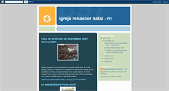 Desktop Screenshot of igrejarenascernatal.blogspot.com