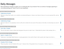 Tablet Screenshot of dailymessages.blogspot.com