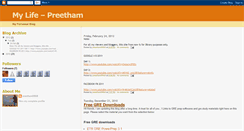 Desktop Screenshot of preetham-ev.blogspot.com