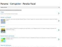 Tablet Screenshot of panama-corrupcion-paraisofiscal.blogspot.com