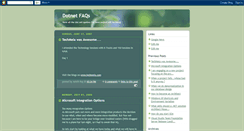 Desktop Screenshot of dotnetfaqs.blogspot.com