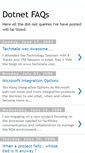 Mobile Screenshot of dotnetfaqs.blogspot.com