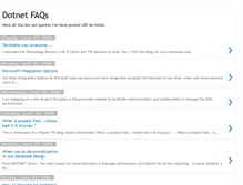 Tablet Screenshot of dotnetfaqs.blogspot.com