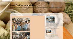 Desktop Screenshot of feedingministry.blogspot.com