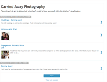 Tablet Screenshot of carriedawayphotography.blogspot.com