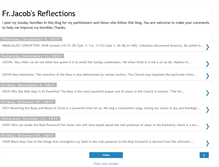 Tablet Screenshot of frjacobsreflections.blogspot.com