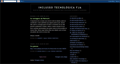 Desktop Screenshot of inclusaotecnologicafja.blogspot.com