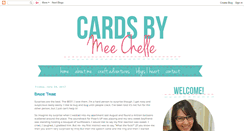 Desktop Screenshot of cardsbymeechelle.blogspot.com