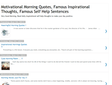 Tablet Screenshot of goodmorningquote.blogspot.com