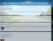 Tablet Screenshot of conscomunitsegurancaaisp03.blogspot.com