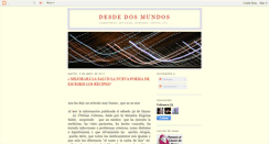 Desktop Screenshot of desdedosmundos.blogspot.com