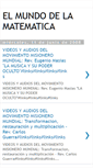 Mobile Screenshot of mundodematematica.blogspot.com