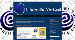 Desktop Screenshot of eltornillovirtual.blogspot.com