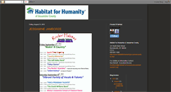 Desktop Screenshot of habitatforhumanityofjessaminecountyky.blogspot.com