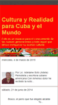 Mobile Screenshot of culturayrealidadcubana.blogspot.com