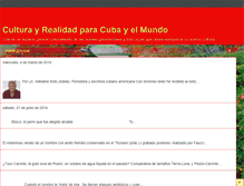 Tablet Screenshot of culturayrealidadcubana.blogspot.com