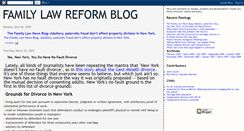 Desktop Screenshot of familylawreformblog.blogspot.com