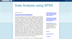 Desktop Screenshot of dataanalysisusingspss.blogspot.com