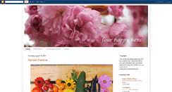 Desktop Screenshot of 4happyhens.blogspot.com