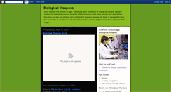 Desktop Screenshot of biologicalweapons.blogspot.com