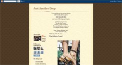 Desktop Screenshot of justanotherdrop.blogspot.com