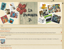 Tablet Screenshot of lafamigliad.blogspot.com