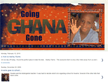 Tablet Screenshot of goingghanagone.blogspot.com