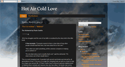 Desktop Screenshot of hotaircoldlove.blogspot.com