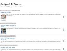 Tablet Screenshot of designedtocreate.blogspot.com