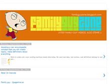 Tablet Screenshot of familyguyzone.blogspot.com