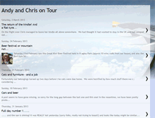 Tablet Screenshot of andyandchrisontour.blogspot.com