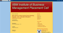 Desktop Screenshot of iibm-jobs.blogspot.com